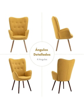 Sillón Gomyhome de terciopelo