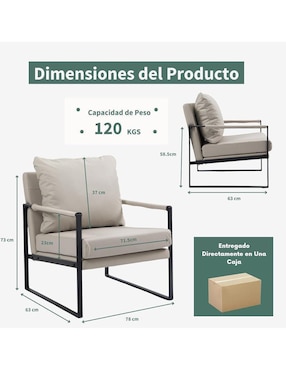 Sillón Gomyhome de piel
