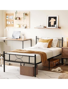 Base para cama armable Gomyhome de metal individual