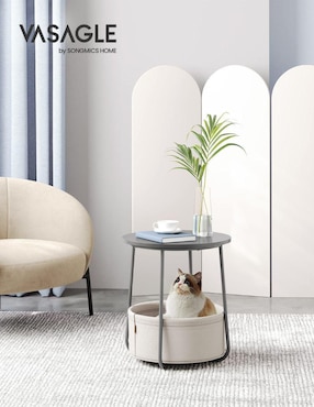 Mesa lateral Vasagle de madera
