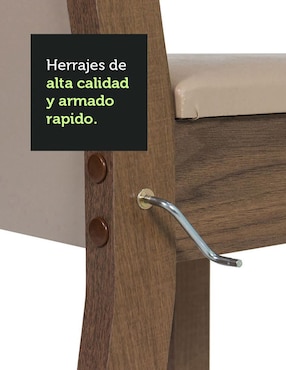 Comedor Talita Madesa para 4 personas de MDP