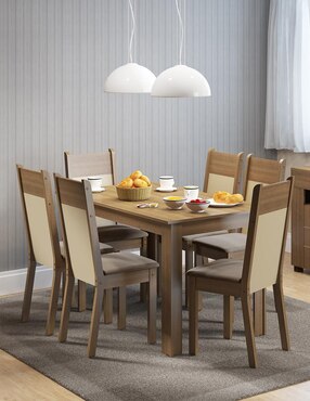 Comedor Honduras Madesa para 6 personas