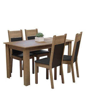 Comedor Cali Madesa para 4 personas de MDP