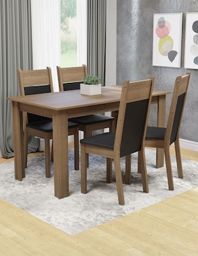 Comedor Cali Madesa para 4 personas de MDP