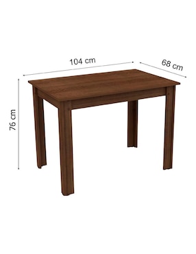 Comedor Rute Madesa para 4 personas de MDP