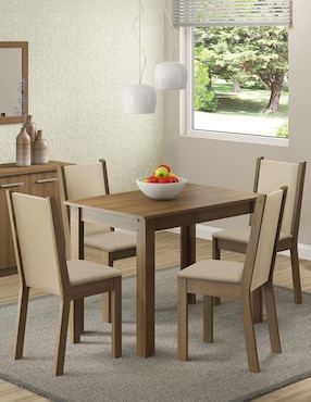 Comedor Cíntia Madesa para 4 personas de MDP