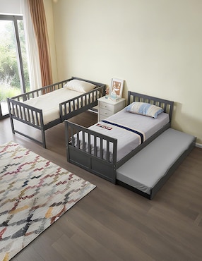 Litera Cleo Re Haus Kids de madera individual