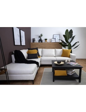 Sala modular izquierda Niagara Sochic de poliéster