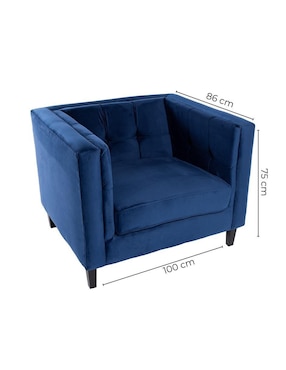 Sillón Madison Sochic de terciopelo