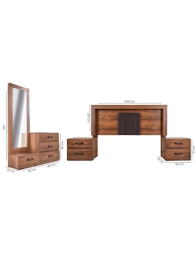 Set Recámara Sochic Saint Germain de MDF