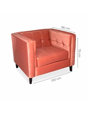 Sillón Madison Sochic de terciopelo