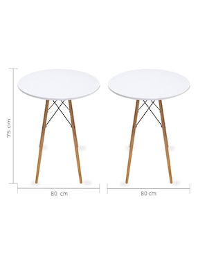 Comedor Oslo Mundo In para 4 personas de cristal templado