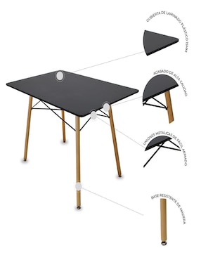 Comedor Oslo Mundo In para 4 personas