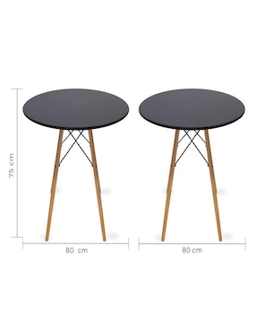 Comedor Oslo Mundo In para 4 personas de cristal templado