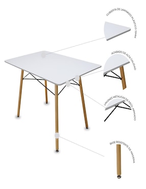 Comedor Oslo Mundo In para 4 personas