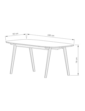 Mesa de comedor Trinity Haus de madera