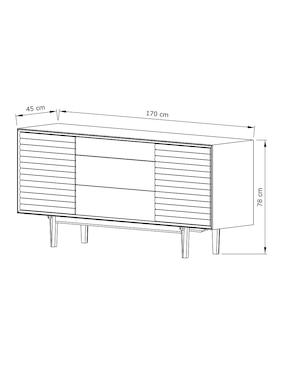 Bufetero Haus de MDF