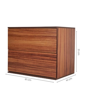 Buró Amarella Sochic de chapa madera