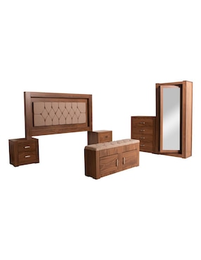 Set Recámara Sochic Zanetti de MDF