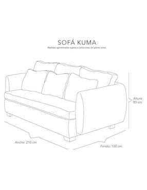 Sofá Kuma Dicasa