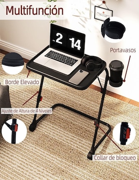 Mesa auxiliar armable Baseline Black A Furniturer