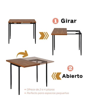Mesa de comedor armable Plegale Gomyhome