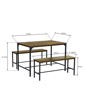 Comedor Gomyhome para 4 personas