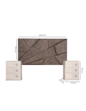 Set cabecera Euphoria Sochic de MDF