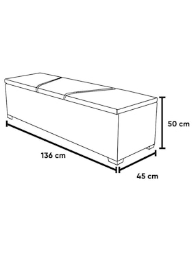 Pie de cama Kessa Otazu de madera