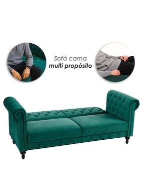 Sofá cama Ilios Innova de terciopelo
