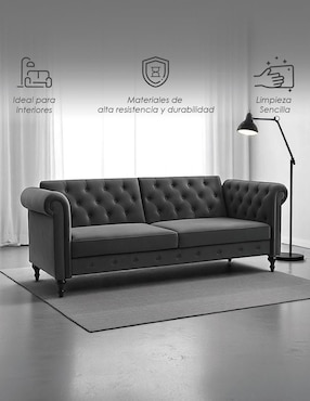 Sofá cama Ilios Innova de terciopelo