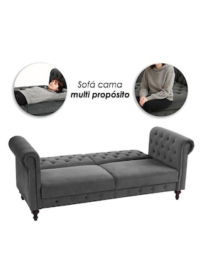 Sofá cama Ilios Innova de terciopelo