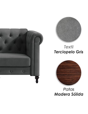 Sofá cama Ilios Innova de terciopelo