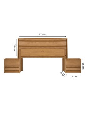 Cabecera Lumia Sochic de MDF