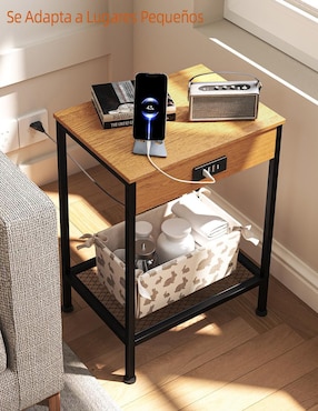 Mesa auxiliar Oakham Furniturer de madera