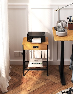 Mesa auxiliar Oakham Furniturer de madera