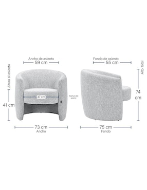 Sillón Perth Brum