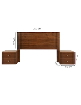 Cabecera Sofía Sochic de MDF