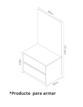 Buró Sabinas Cantia de MDF