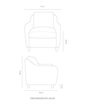 Sillón Niza Toura