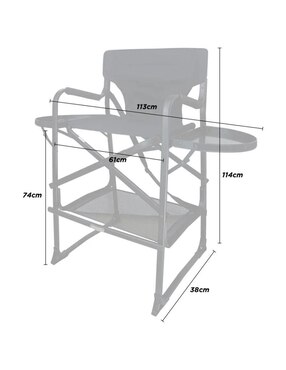Silla plegable Vanlig de metal