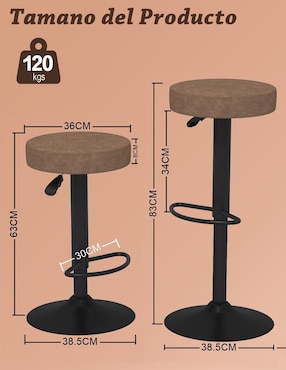 Juego de bancos vintage Home Make