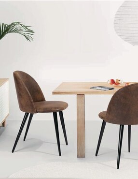 Juego de sillas 2 piezas Elly de madera adulto