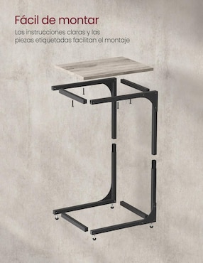Mesa de manualidades Byram Vasagle de metal y madera