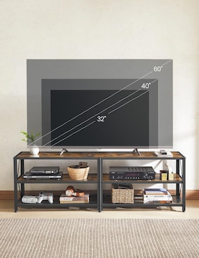 Mueble de tv armable Dailen Vasagle de aglomerado y madera
