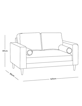 Love seat Moblum Arya
