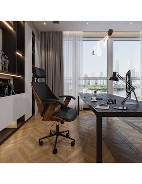 Silla de escritorio Mubson de madera