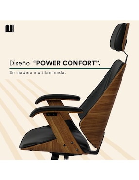 Silla de escritorio Mubson de madera