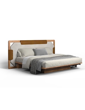 Cama Yaab Trra de madera nogal