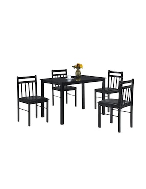 Comedor New York Punto y Compra para 4 personas de madera